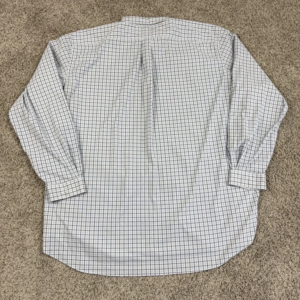 Polo Ralph Lauren Shirt Mens Big 4XLT White Check Performance Button Down *FLAW